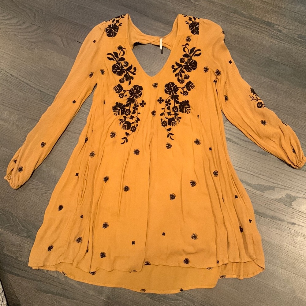 Free People Long Sleeve Dress, Size Small